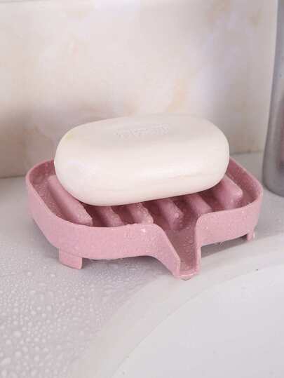 self-draining soap dish