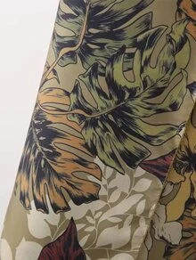 Aveloria Modichic 葉子印花重疊半身裙 - 彩色 - 查看 4