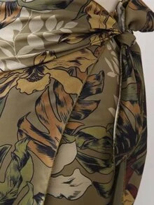 Aveloria Modichic 葉子印花重疊半身裙 - 彩色 - 查看 3