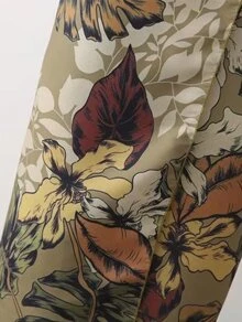 Aveloria Modichic 葉子印花重疊半身裙 - 彩色 - 查看 6