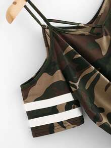 Áo thun Vai lạnh Sọc Nhiều màu Casual - Nhiều màu - Xem 3