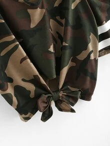 Áo thun Vai lạnh Sọc Nhiều màu Casual - Nhiều màu - Xem 4