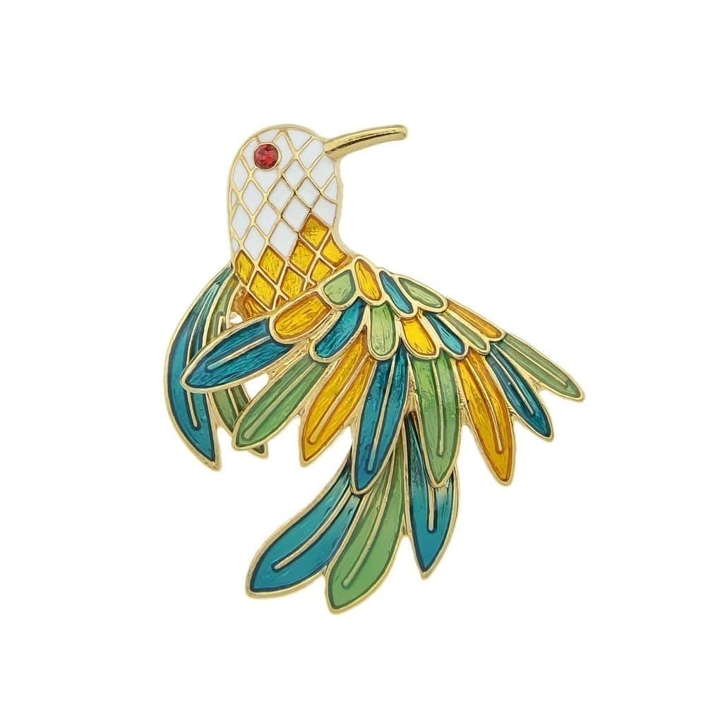 

Bird Brooch, Multicolor