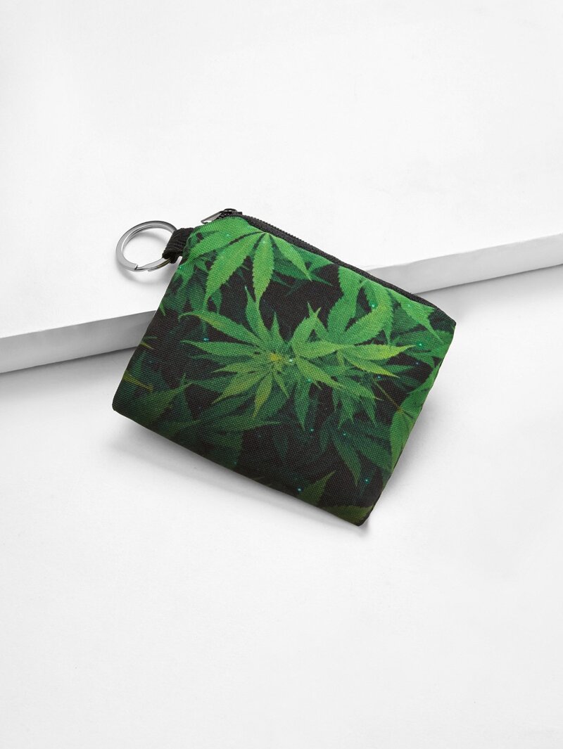 

Marijuana Weed Coin Purse, Multicolor