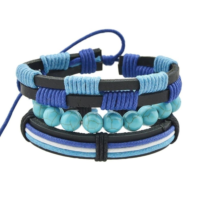

Punk Turquoise Bracelet Set