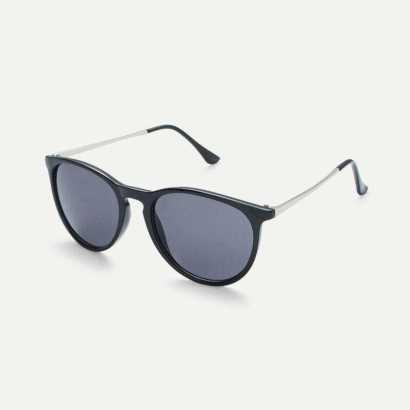 

Skinny Frame Sunglasses, Black
