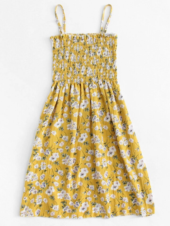 open lace back dress Montsand Floral Pleated Maxi Dress