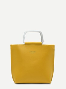 PU Tote Bag With Adjustable Strap