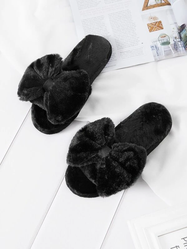 fur slippers online