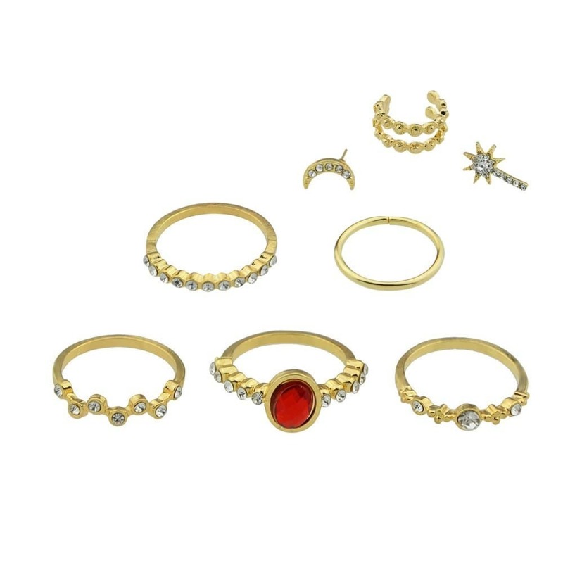 

Ruby Eight Sets, Gold