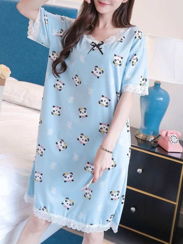 panda night dress