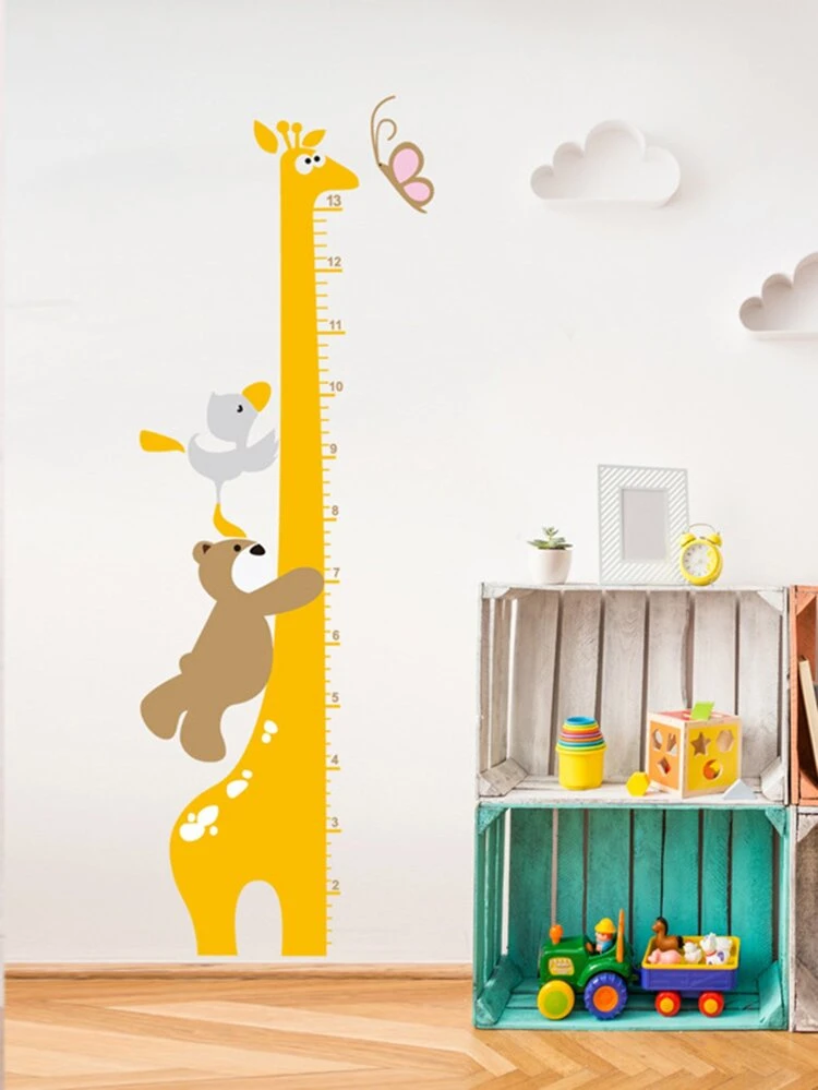 Giraffe Growth Chart Wall Decal Shein - Giraffe Growth Chart Wall Decal Giraffe Growth Chart Wall Decal Shein - Giraffe Growth Chart Wall Decal