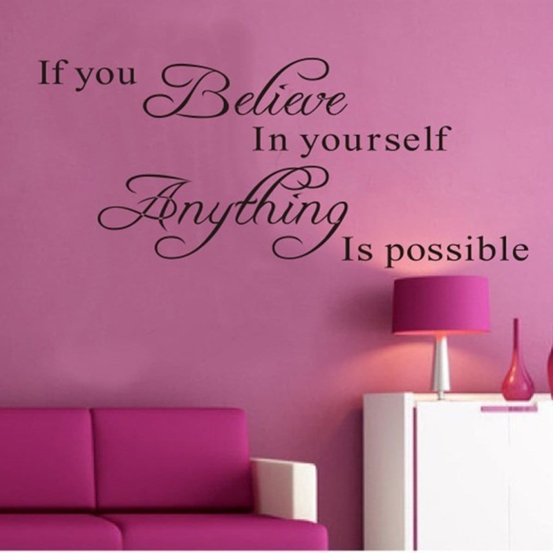 

Famous Motto Wall Decal