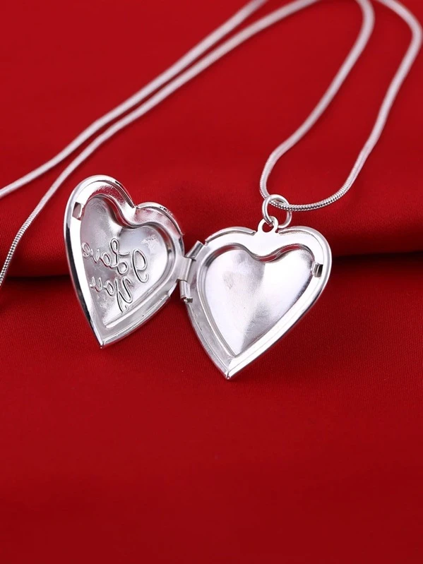 Heart Locket Pendant Necklace Shein In - Photo Locket Pendant In Sri Lanka Heart Locket Pendant Necklace Shein In - Photo Locket Pendant In Sri Lanka