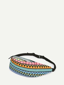 Geometric Print Bum Bag