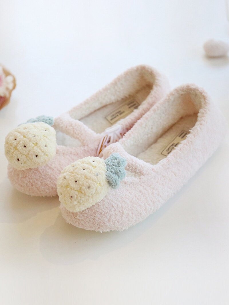 

Pineapple Flat Slippers, Multicolor
