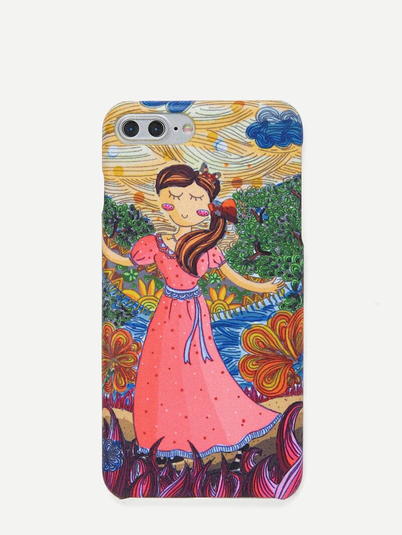 

Cartoon Girl iPhone Case