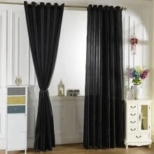 Plain Eyelet Curtain 1pc