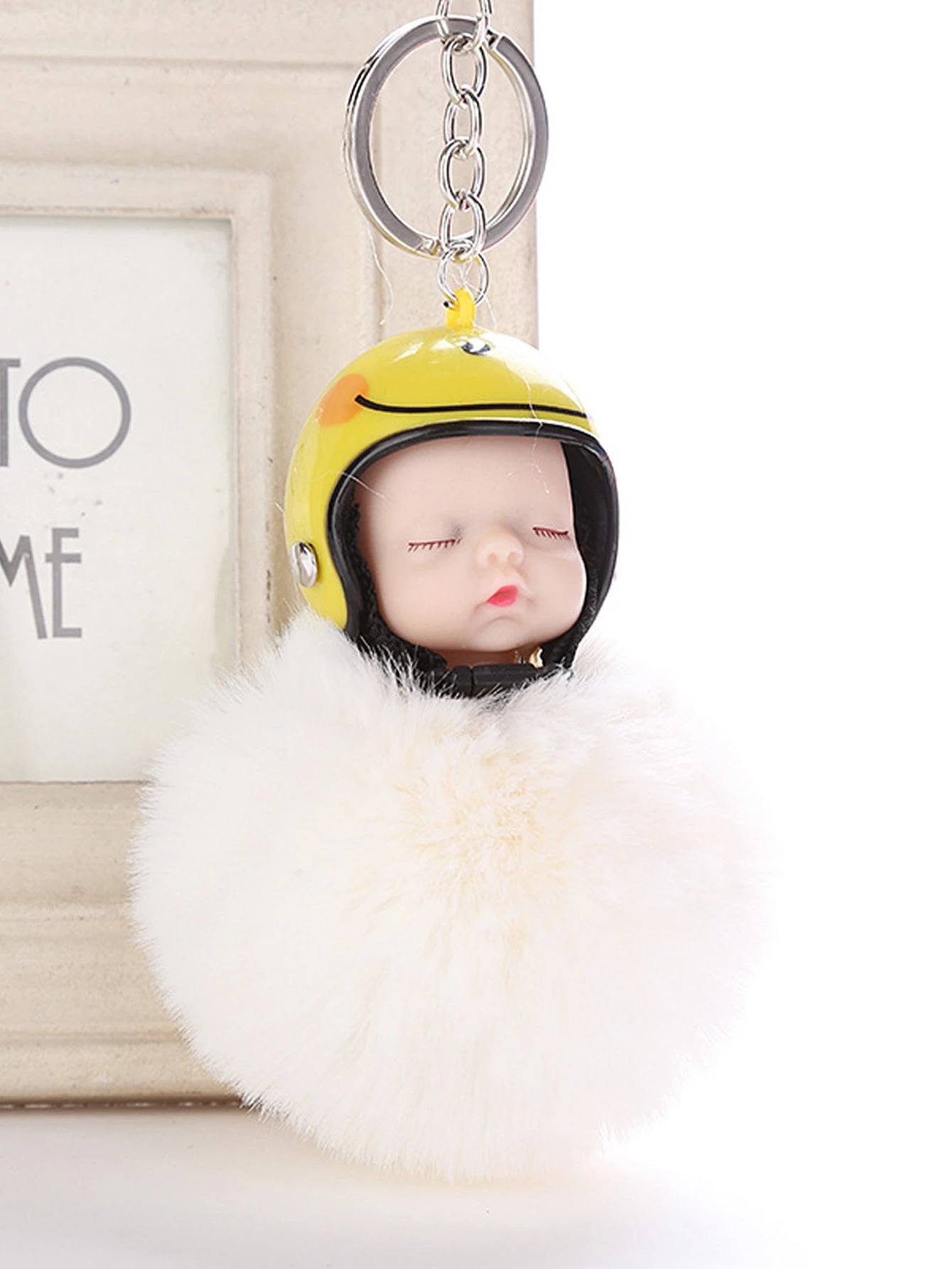 Porte Cle A Design De Bebe Avec Pompon Mode En Ligne Shein France