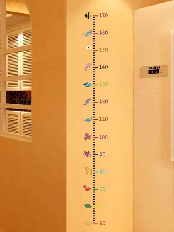 Kids Height Chart Wall Sticker For Australia Shein