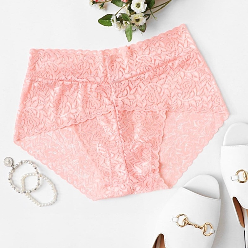 

Floral Lace Panty, Pink