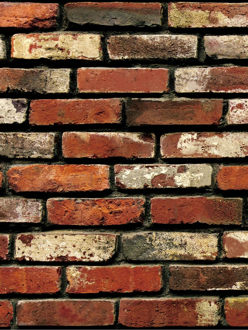 Old Brick Wall Mural Romwe