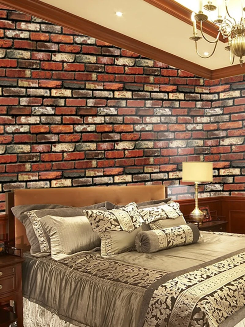Old Brick Wall Mural Romwe