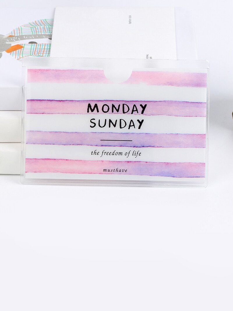

Striped Card Sleeve