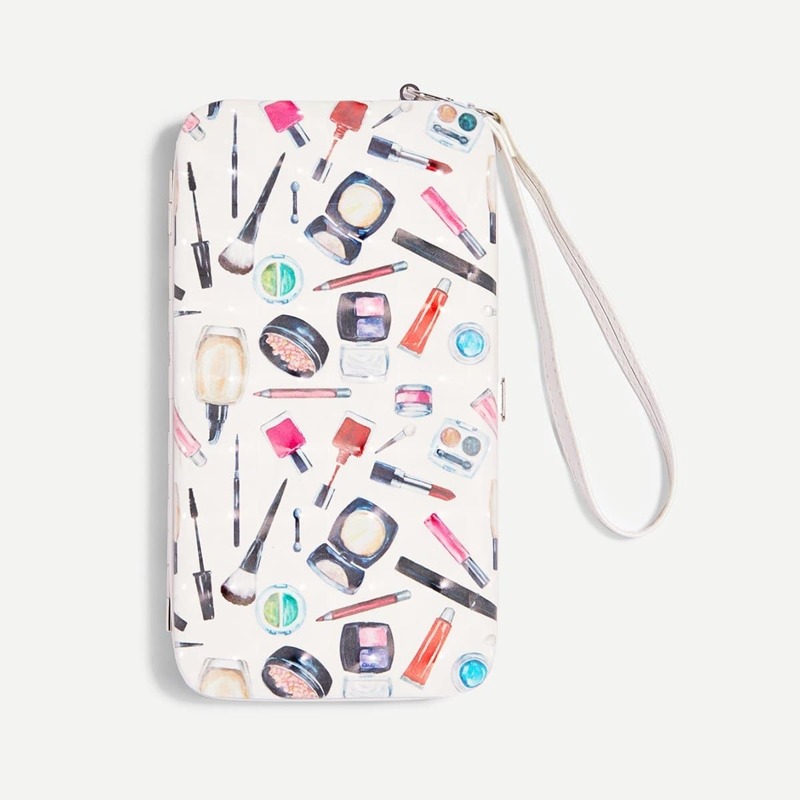 

Brush Pattern PU Wallet, Multicolor