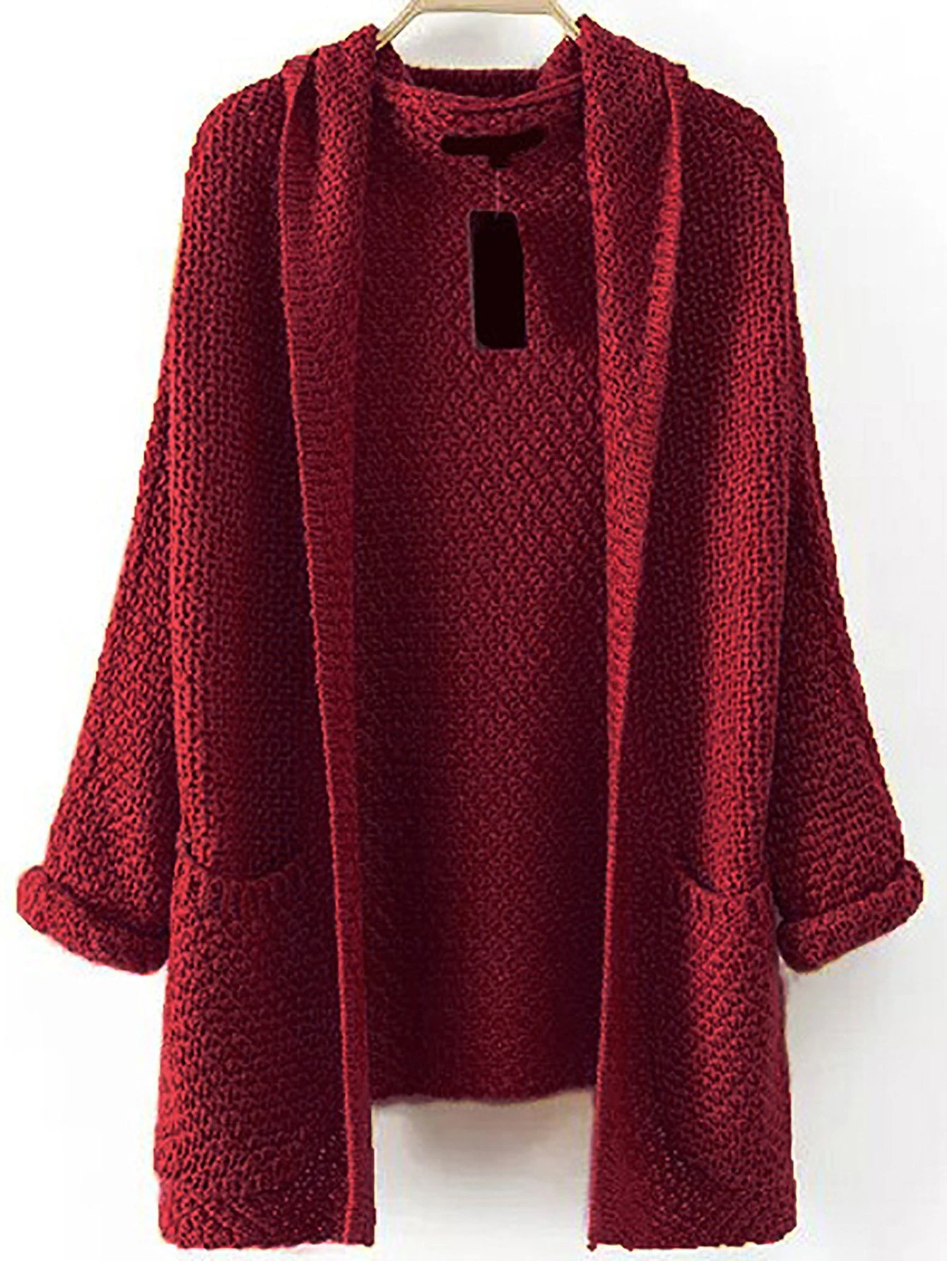 sweater coat with pockets