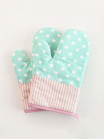 قفاز فرن مرقط  قطعة واحدة