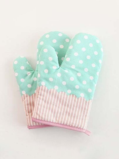 قفاز فرن مرقط  قطعة واحدة