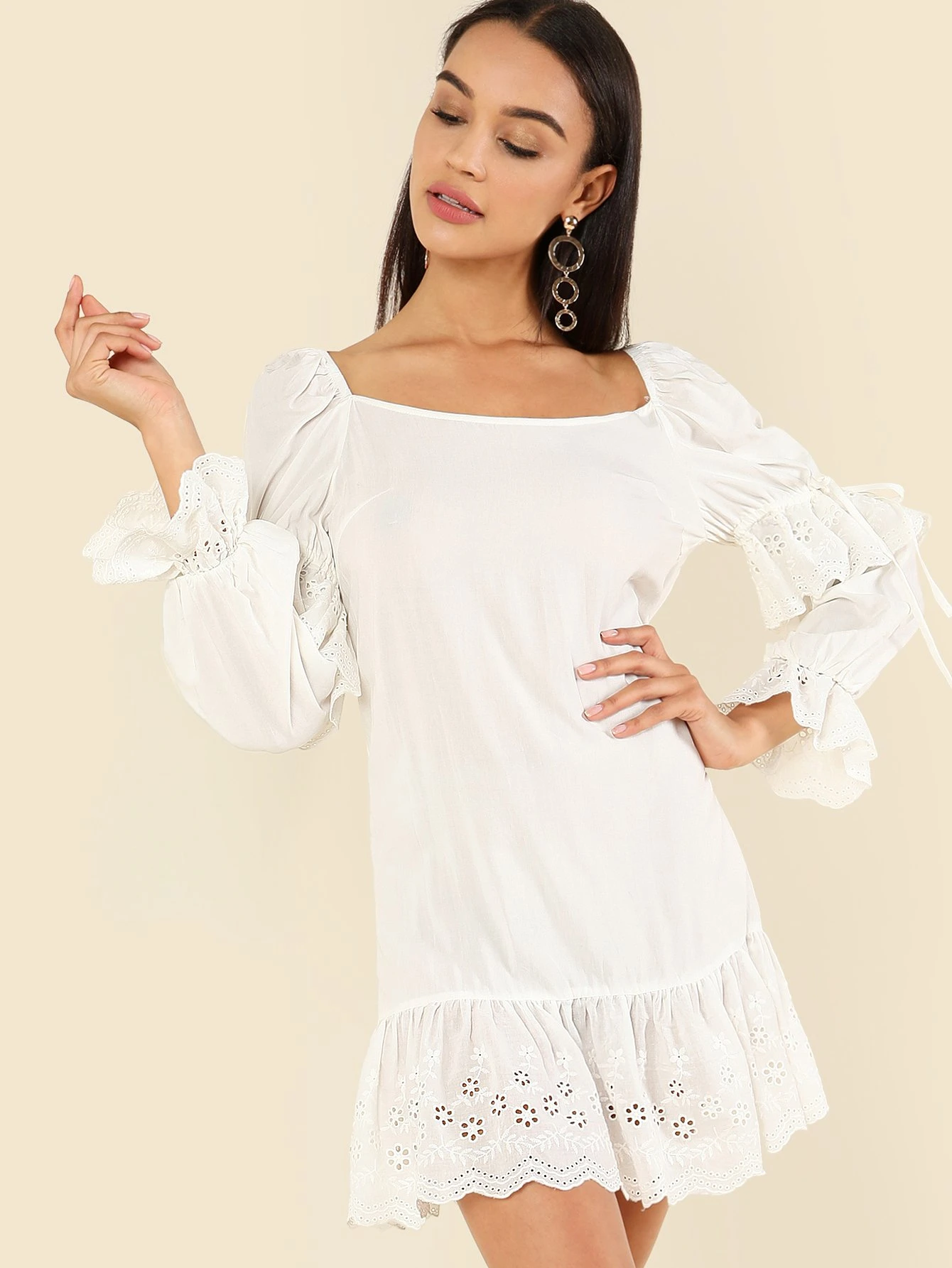 Shein eyelet dress Clearance