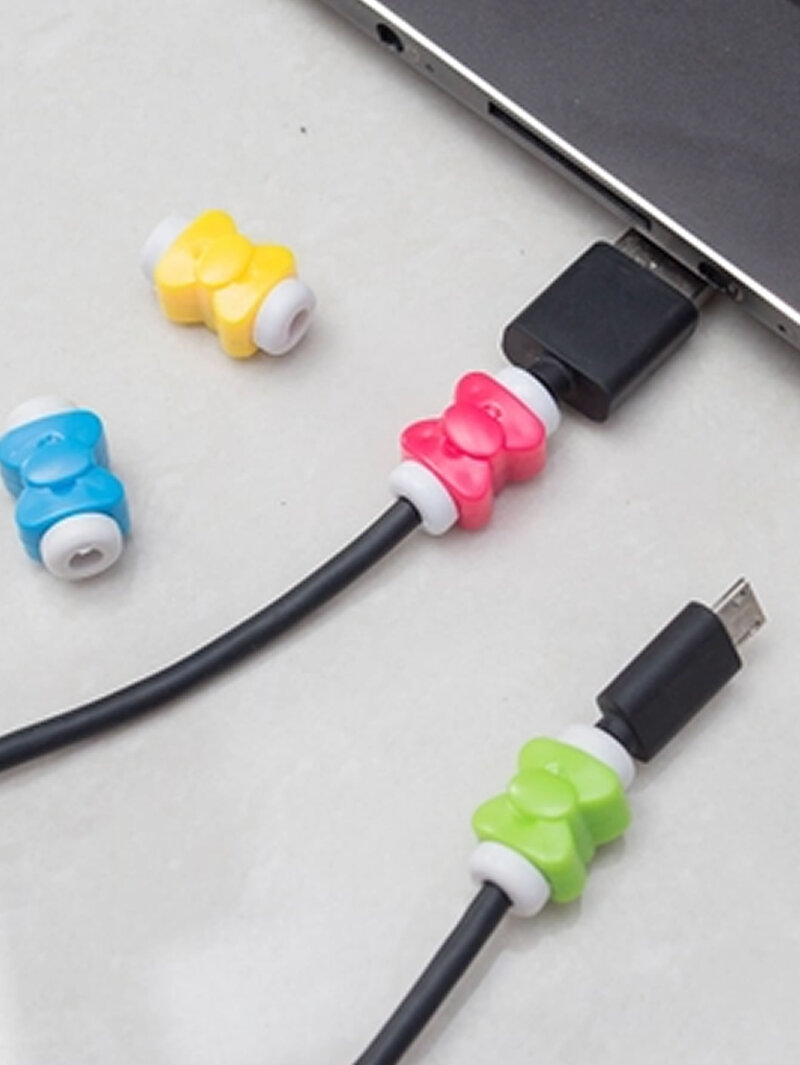 

Random Color Bow Shaped Cable Guard 1pc