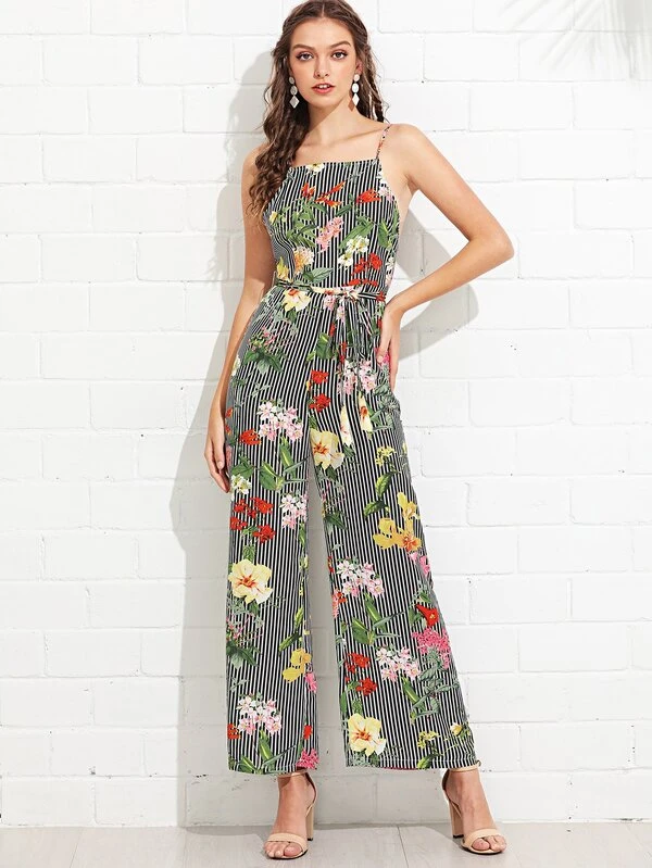 wide leg cami jumpsuit