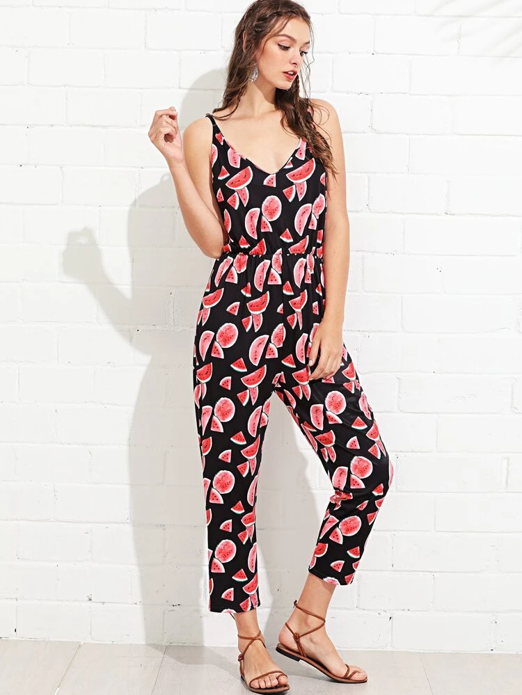 watermelon jumpsuit