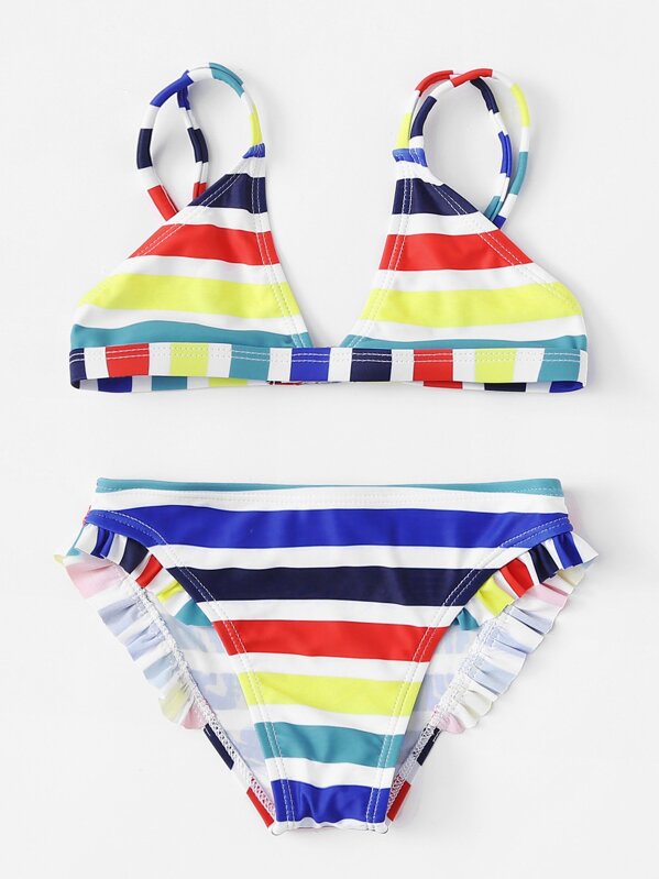 De Bikini Niñas Set Bikini Niñas Set Rayas De 7gyYbf6