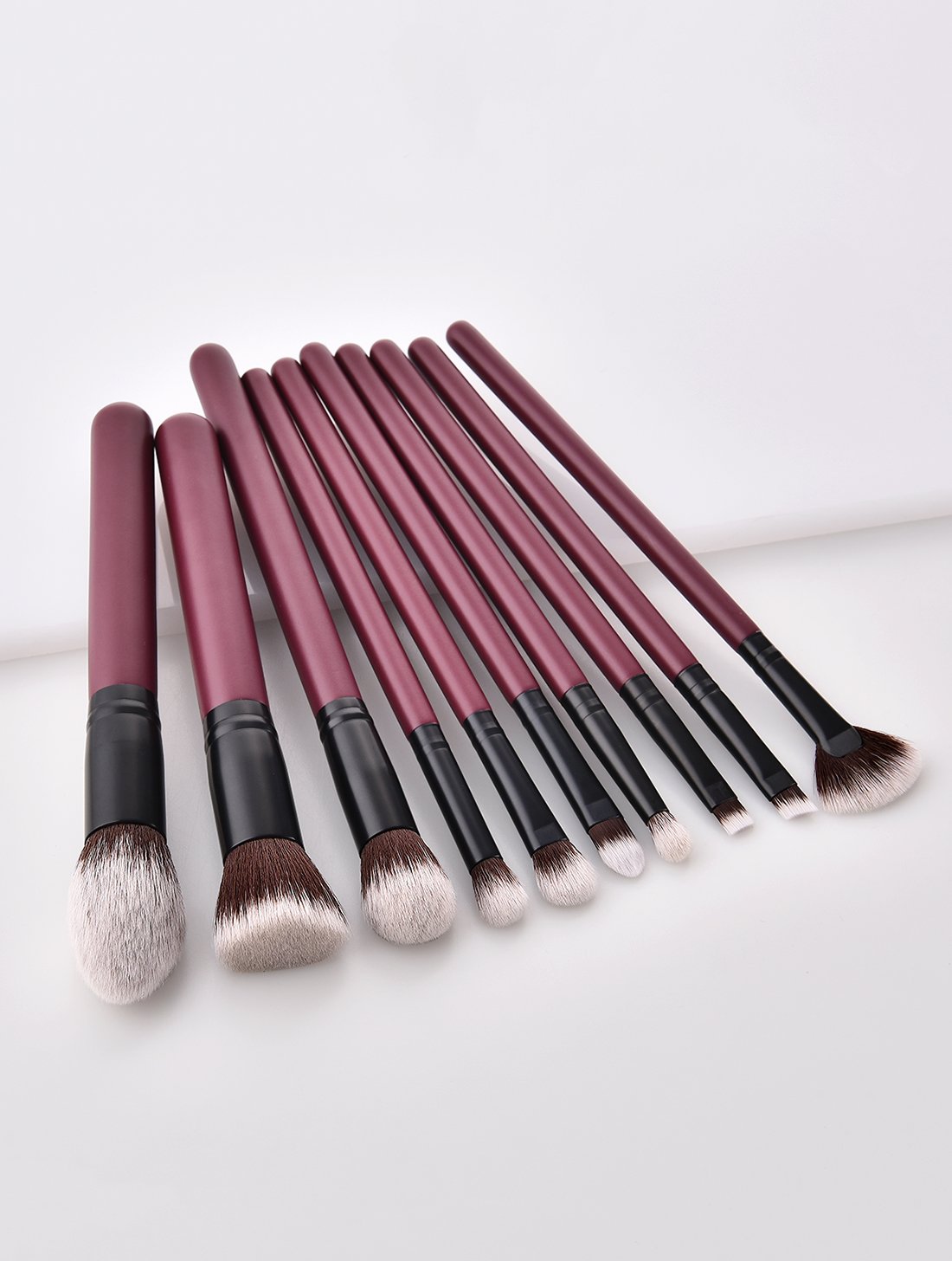 Two Tone Handle Makeup Brush Set 10Pc