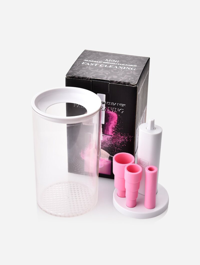 

Portable Makeup Brush Cleaner, White
