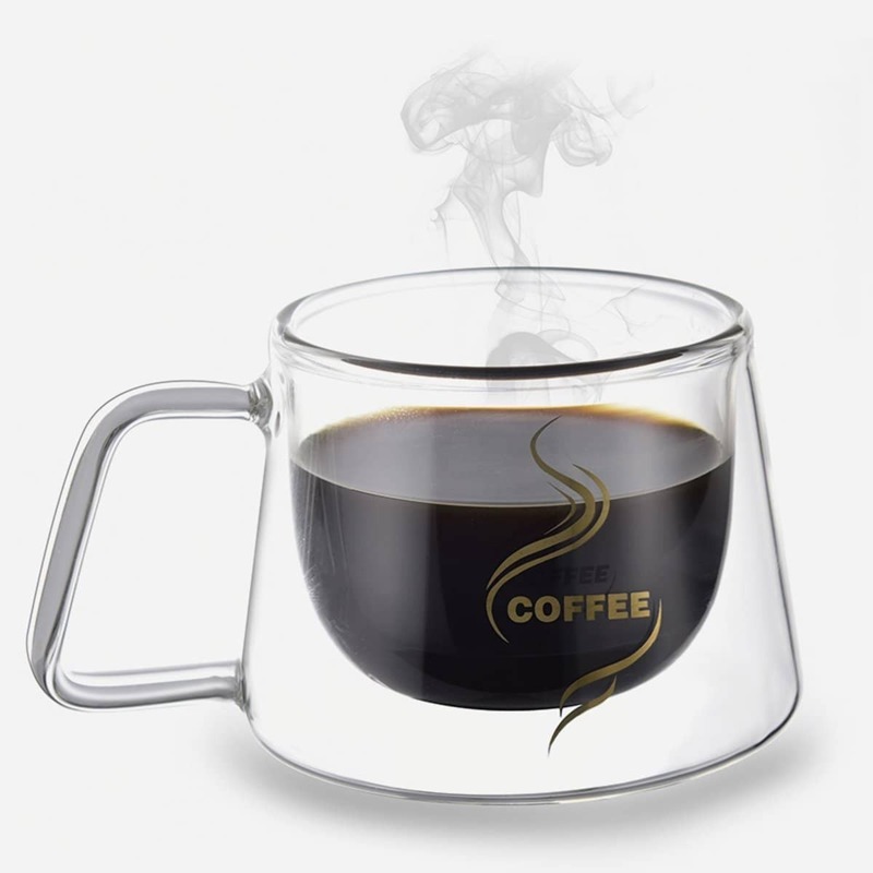

Double-Wall Glass Coffee Cup