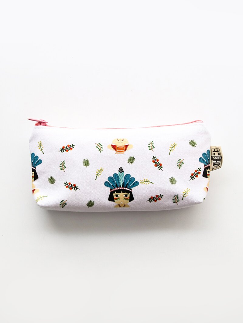 

Cartoon Girl Canvas Pencil Case