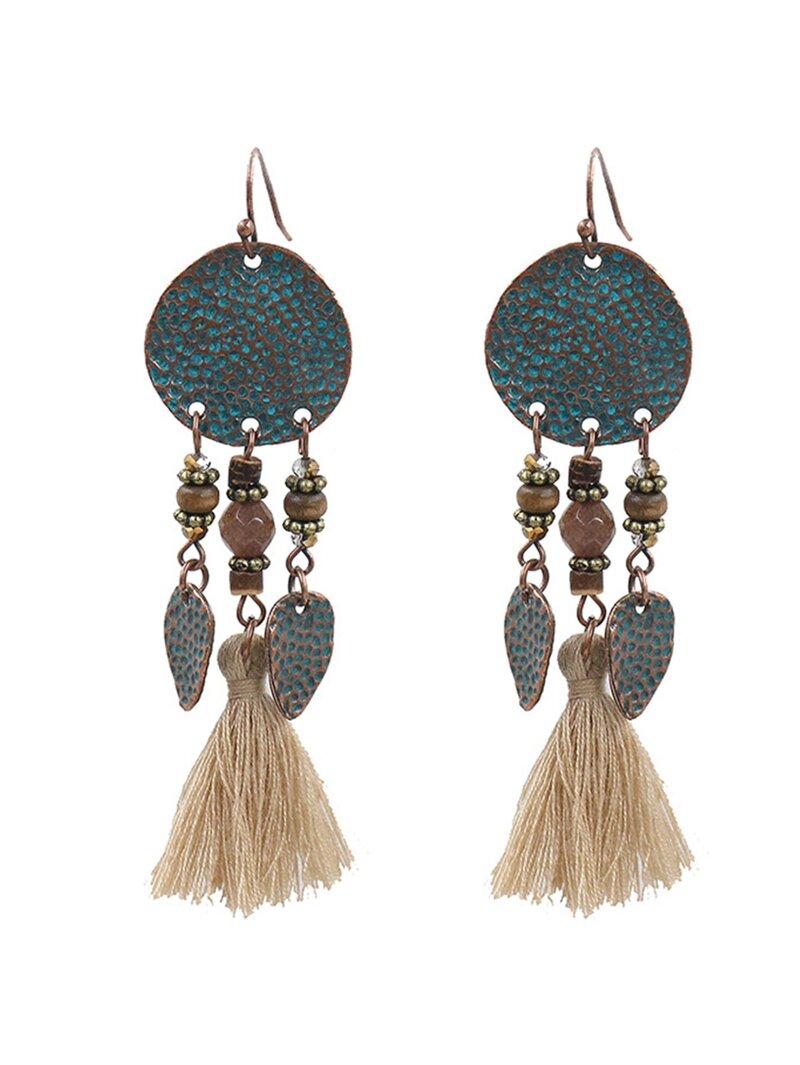 

Tassel Detail Vintage Drop Earrings