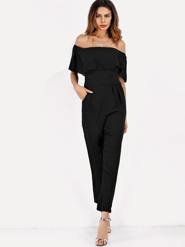 off shoulder jumpsuit australia