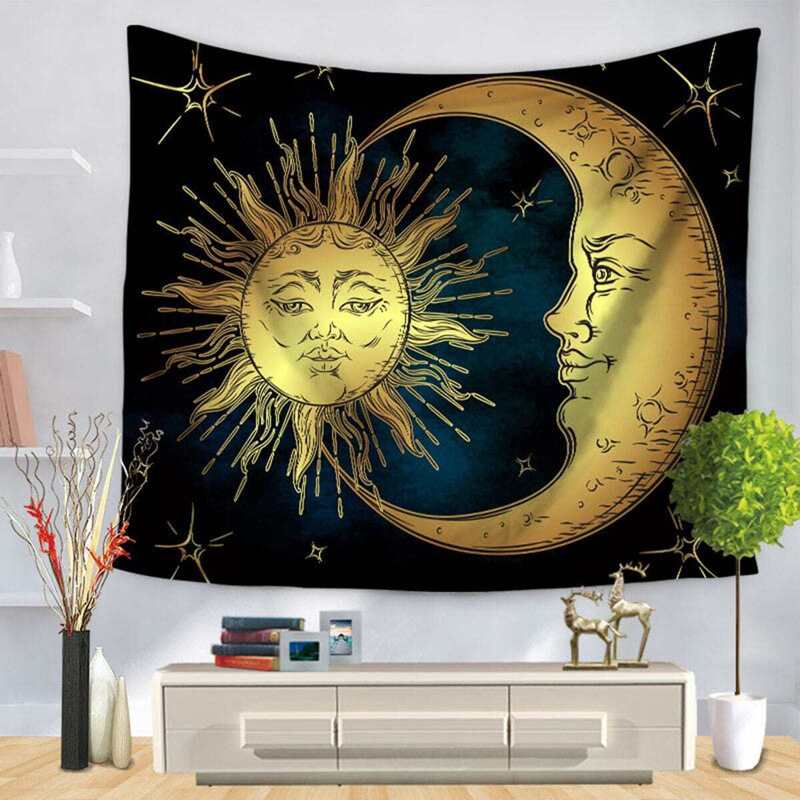 

Sun & Moon Print Tapestry, Multicolor