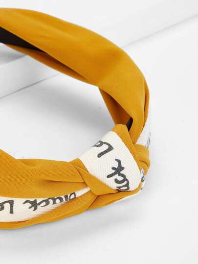 Color Block Design Headband
