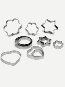 不锈钢圣诞饼干切模、糕点烘焙模具用品 - 銀色 - 查看 5