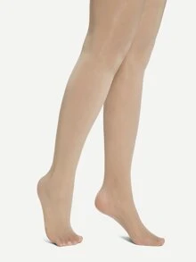 8D Sheer Mesh Tights - Clear - View 3