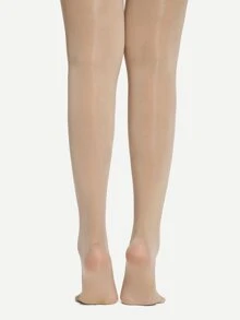 8D Sheer Mesh Tights - Clear - View 2