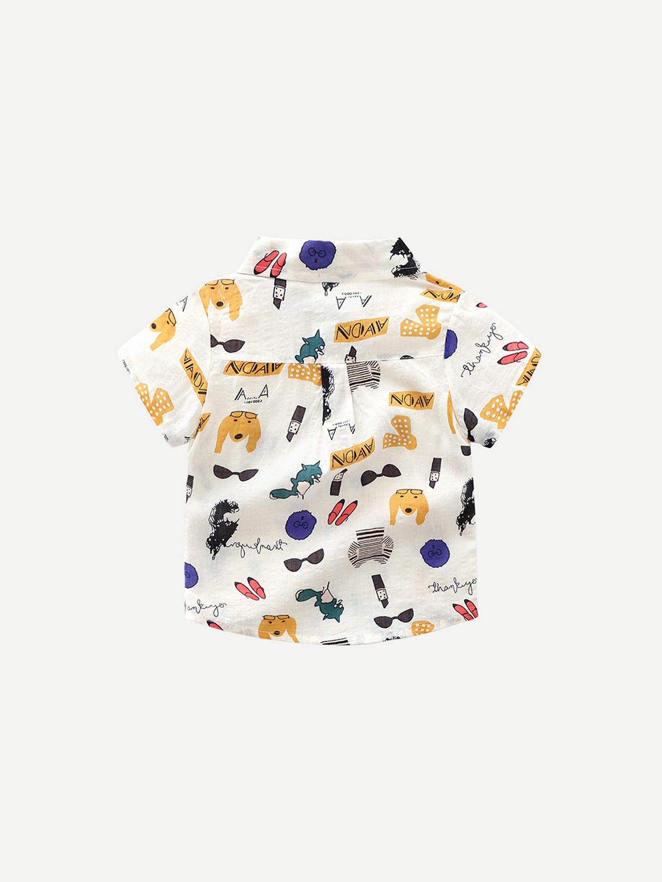 toddler boys cartoon blouse