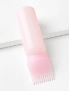 Root Comb Applicator Bottle, Hair Oiling Applicator Bottle For Hair Dye-1PC Hair Applicator Bottle And Hair Scalp Massage Comb Root Comb Applicator Bottle, Hair Oil Applicator With Graduated Scale 6 Ounce Oil Applicator For Hair Dye Hair Root Comb Color For Scalp Treatment Essential, Hair Tools, Hair Products And Accessories For Barber Salon Beauty Back To School, Travel Holiday Essentials, Hair Accessories For Women, Slick Back Brush, Barber Accessories, Hair Dryer, Hair, Barber, Hair Tools, Hair Products,Hair Dryer,Hair, Accessories, Hair Products, Hair Tools, Hair Stuff, Hair Care, Curly Hair Brush, Barber, Barber Accessories, Hairdressing Equipment,Travel Essentials,Hairstyle,Hairdressing,Hair,Travel,Hair Products,Hair Tools,Hair Stuff,Barber,Barber Accessories,Barbershop,Hairdressing Equipment - Baby Pink - View 3